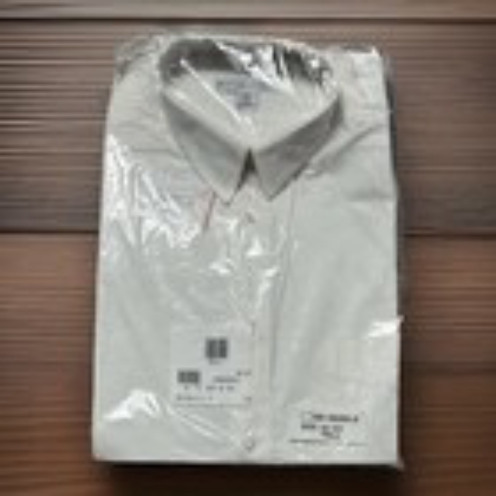 Kings Court Men's Dress Shirt White Long Sleeve Size 16&1/2 Tall